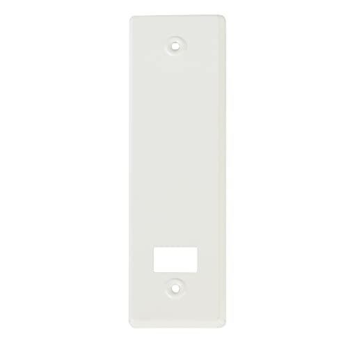 Amig, Embellecedor o Tapa de Aluminio para Recogedor de Persianas, con Acabado en Color Blanco, Medidas: 22.2 x 6.5 cm, Distancia entre tornillos 17 cm, Espesor 0.5 mm