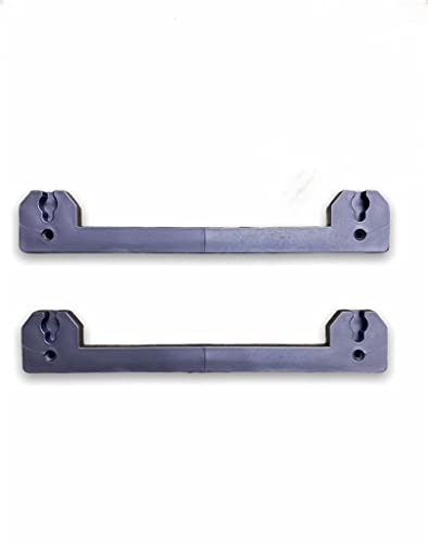 Alfredo Calandrelli 4 soportes laterales de plástico para escurreplatos de acero inoxidable de 21,5 cm