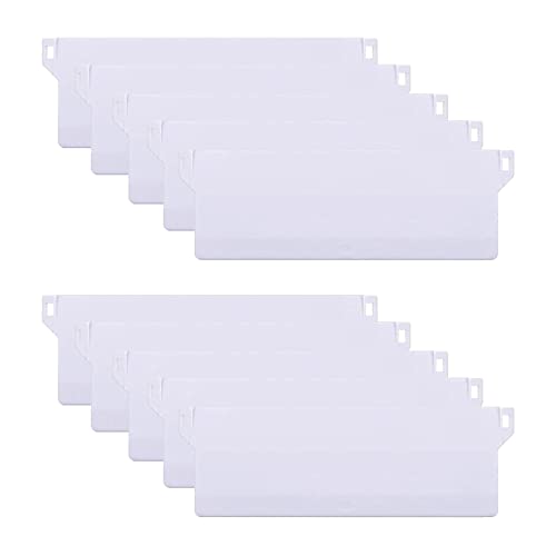 KOSHIFU 10 Piezas Accesorios para Persianas Verticales Láminas de Peso Inferior 127mm Kit de Reparación Persianas Verticales Blinds Plástico Contrapesos para Vertical Blinds Cortinas