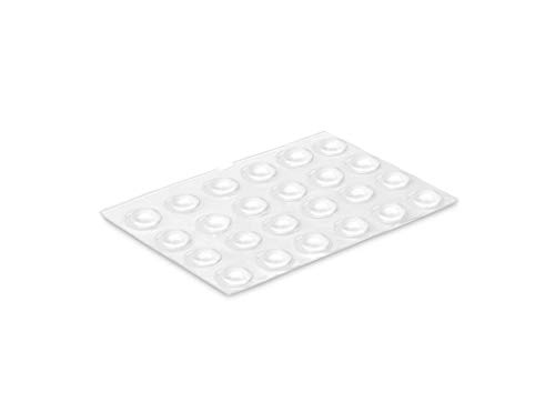 Inofix M41529 - Gota transparente adhesivo 8 mm 24 unidades