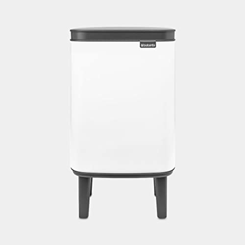 Brabantia 227042 Cubo de basura Bo Hi, 4L, White