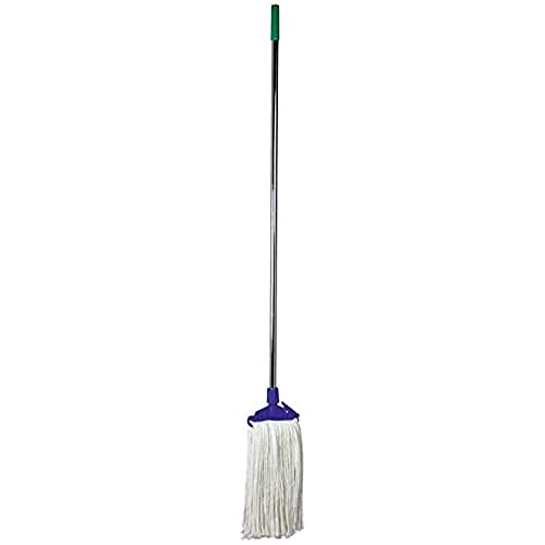 Denox DEN346 Palo con Pinza y mopa, Azul, 180x70x1600 mm