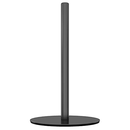 Soporte para Rollos de Cocina Negro, Soporte de Toalla de Papel de pie, Soporte de Toalla de Cocina de Acero Inoxidable Premium para Organizador de Rollos de Cocina