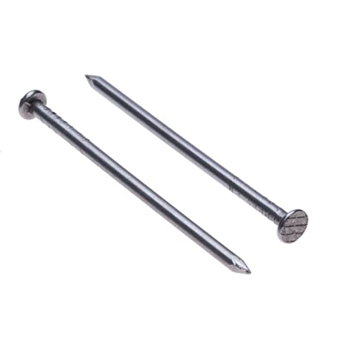 Clavos para Madera Cabeza Redonda Plana (Paquete de 500) Clavo Negro de Alta Resistencia para Bricolaje y Artesanía Decoración de Madera Muebles Tamaño: Longitud 30 mm Diámetro del clavo 1.6 mm