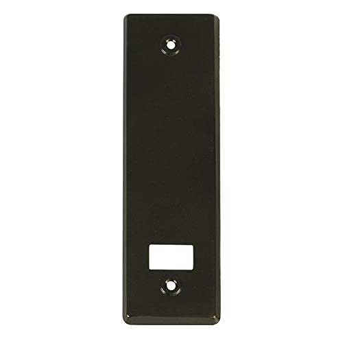 Amig, Embellecedor para Recogedor de Persiana Empotrado, Tapa de Aluminio, Color Bronce, Medidas: 22.2 x 6.5 cm, Distancia entre tornillos 17 cm, Espesor 0.5 mm