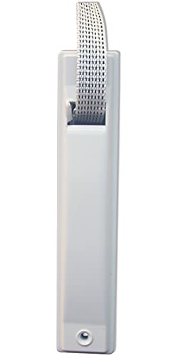 Schellenberg 50144 Rodillo de entrada MINI para cintas de persiana de 16 mm de anchura, Distancia entre taladros: 15 cm, blanco