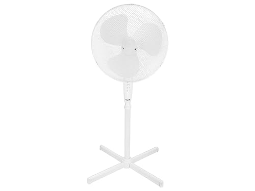 kunft Ventilador de Pie KSF 2374, 3 Velocidades, 45 W de Potência, Diámetro de 40 cm, 125 cm de Altura, Mecanismo de Oscilacion, Blanco