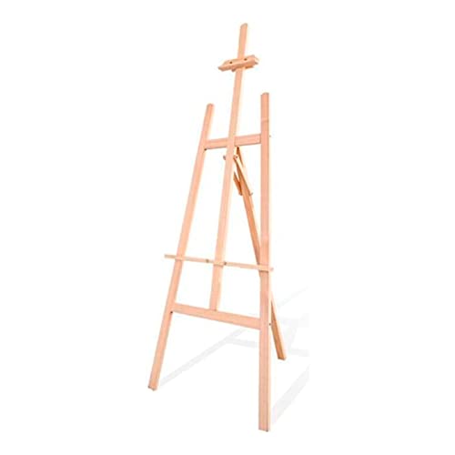 AC – Caballete para pintar regulable – Fabricación en madera – Ideal como soporte para pinturas al óleo, acrilicas o exposición – 120 cm