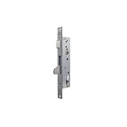 Tesa Assa Abloy 4210BE305NI Cerradura Monopunto De Caja Estrecha De Palanca Basculante Antipalanqueta Para Perfiles MetálicosInoxidable Entrada 30 mm 2210BE