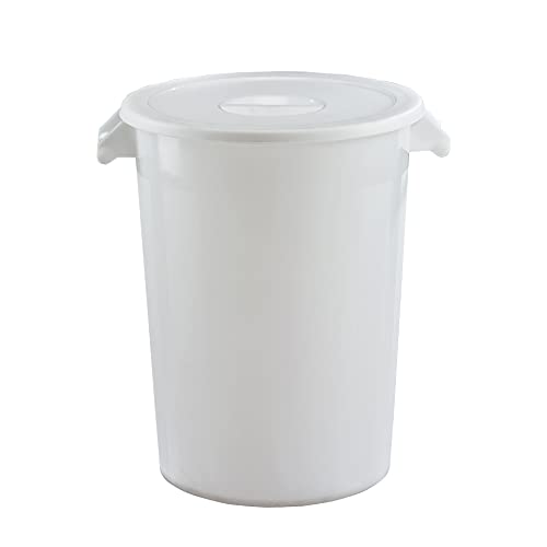 Denox DEN087 Cubo Industrial 100 litros. Blanco, diámetro 515x670 mm