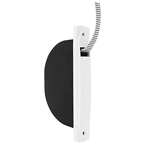 Amig, Recogedor para Persianas Compacto de Empotrar o Encastrado sin Pivote con Frente de Plástico, Diseño Sencillo y Atemporal, Color Blanco, Medidas: 2.8 x 18 x 9 cm