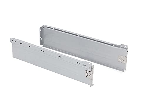 Juego de 2 cajones para cocina o baño pintado aluminio (H150, PROF 450)