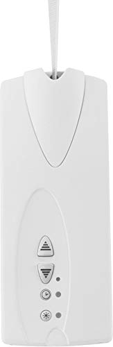superrollo GW70 SR10070 - Recogedor eléctrico de persiana (montaje en pared, incluye sensor solar y temporizador, accionamiento de persianas, hasta 30 kg), color blanco