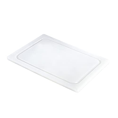 Denox 1 Tabla de Cortar Domus Grande, hogar o Profesional, Color Blanco, Natural, talla única