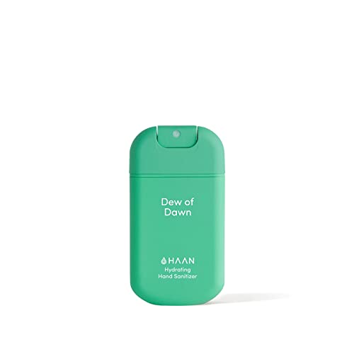 HAAN – Gel Hidroalcohólico - Desinfectante de Manos Hidratante en Spray 30ml con Aloe Vera - Aroma Dew of Dawn