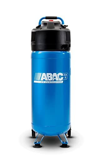 Compresor de aire vertical ABAC EASE-AIR 50V, Compresor de aire sin aceite, Presión máxima 10 bar, Potencia 2 hp, Depósito 50 litros, Nivel sonoro 97 dB (A)