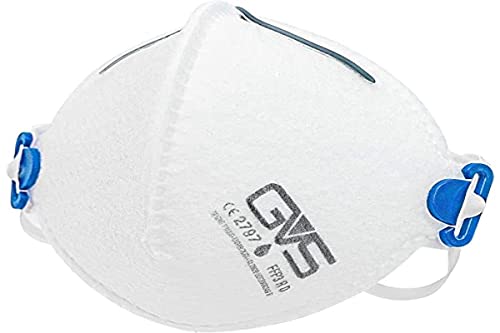 GVS F31000 Segre, Semimáscara FFP3 plegada, paquete de 15