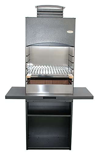 IMOR Barbacoa-Vertical-con-chimena-y-Ladrillos-refractarios