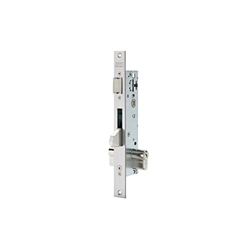 Tesa Assa Abloy 421038AI Cerradura Monopunto De Palanca Deslizante Para Perfiles Metálicos Inoxidable Entrada 25 mm 2210