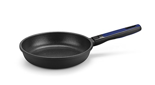 BRA Advanced Sartén, 24 cm, aluminio fundido con antiadherente, sin PFOA, reforzado de rendimiento superior y resistencia a los arañazos y a la abrasión, apta para Inducción, Negro [Amazon Exclusive]