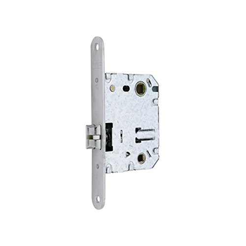 Tesa Assa Abloy 134US5RHN Picaporte Unificado Para Puertas de Madera Niquelado Entrada 50 mm, Frente Redondo 134US