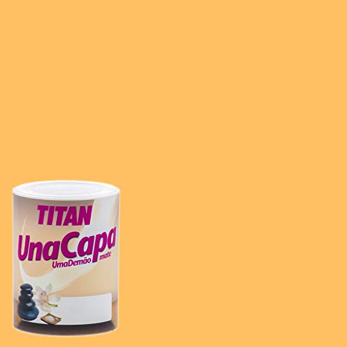 Pintura Mate Titan Una Capa - 750 mL, Ocre Medio