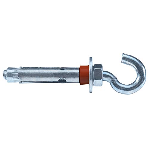 Fischer 45775 Anclaje metálico H (Envase de 50 ud.), FSL GANCHO ABIERTO M8X60 D10