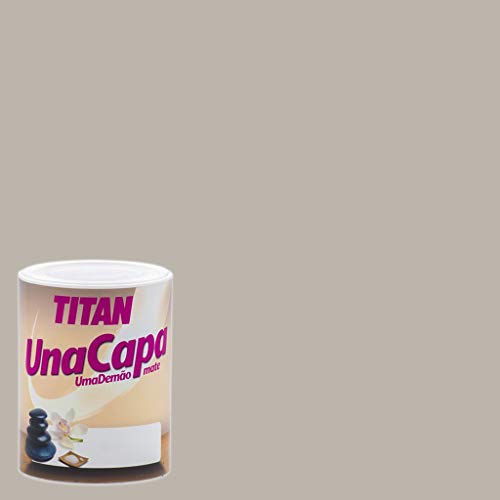 Pintura Mate Titan Una Capa - 750 mL, Gris Suave