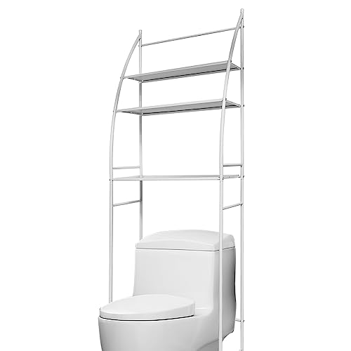 T-LoVendo Estanteria sobre Inodoro WC Cuarto Baño Lavadora Ahorra Espacio Almacenamiento