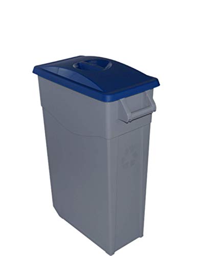 Jardin202 - Contenedor DENOX Zeus 65 litros Tapa Cerrada | Tapa Amarilla