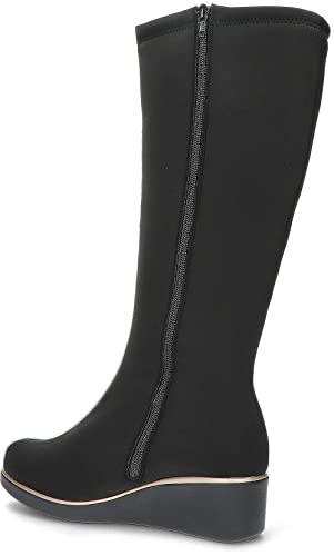 DOCTOR CUTILLAS - Botas altas, impermeables, con cuña y plataforma, con cremallera, suela de goma, para: Mujer color: NEGRO talla:40