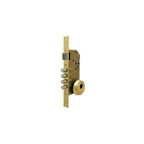 Lot De 130 Serrures TESA T4130 Réversibles, Acier Laitonné, Avec Têtière Et Vis (neuf)