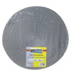 Cinta Persiana Wolfpack Gris 18 mm. Rollo 50 Metros