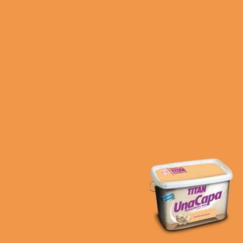 Titan 69633205 - Pintura plástica mate OCRE INTENSO Titan UNA CAPA