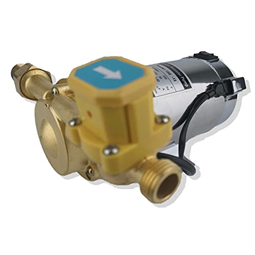 ZYIY 150W PequeñA Bomba AutomáTica Para Ducha 230V/50Hz Bomba De Aumento De PresióN De Agua Caliente Salida De ¾