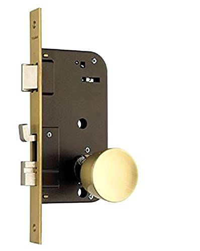 Yale 3010027 Cerradura 48-e-BC/ 80, Latonado, Entrada 40 mm