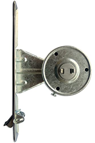 Schellenberg 11406 Enrollador de Entrada Maxi, Distancia Entre Agujeros 170 mm, galvanizado, para Montaje Empotrado, Acero