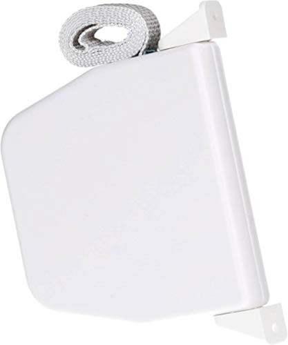 Schellenberg 50503 Enrrollador de cinta de persiana Mini, para montaje en pared, ancho 14 mm, color blanco