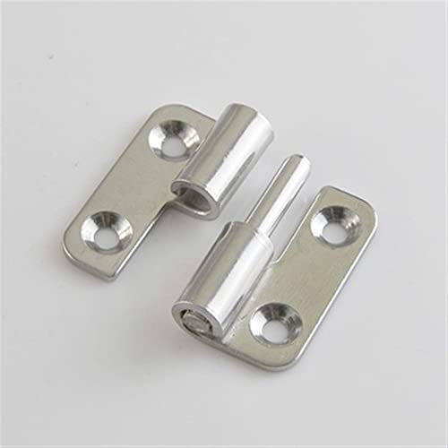 NOVOCE Bisagras 2 uds. De Acero Inoxidable 304, bisagra Desmontable for baño, Cocina, Puerta de Armario, herrajes Abiertos Planos Plegables, bisagra eléctrica for Armario (Color : 1.5 Inch-r)