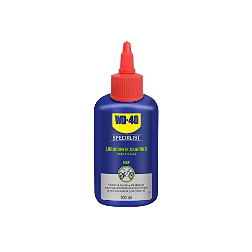 WD-40 BIKE- Lubricante de Cadenas de Bicicleta para Ambiente Seco - Gotero 100ml