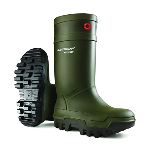 DunlopC662933 S5 THERMO+ , Botas de caña alta de goma Unisex, Verde (Groen 08), 39 EU