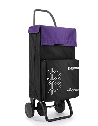 Carro Rolser Termo Fresh MF 4 Ruedas - Negro y Malva