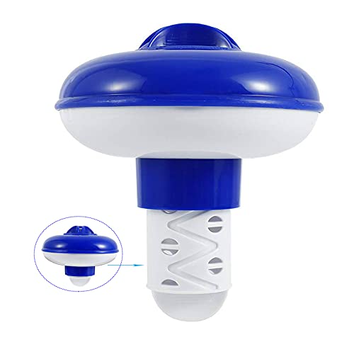 Dosificador Cloro Piscina, Dispensador Cloro Piscina Flotador Cloro para Piscinas, Estirable Dispensador De Cloro Flotante Seguro y Fiable, Ampliamente Utilizado en Piscinas Hinchables, Spa etc.