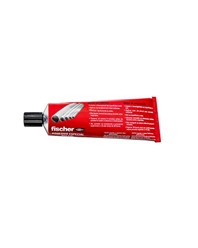 fischer Adhesivo PVC (Tubo 125 ml), 097975, Translucida