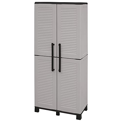 Terry JBlack 368 - Armario de almacenaje, Con 2 Puertas Y Portascope, Gris