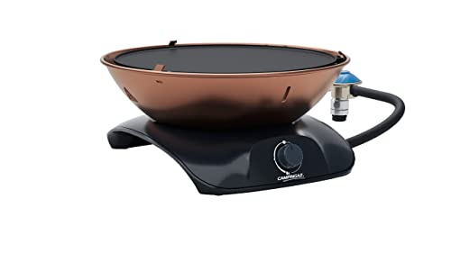 CAMPINGAZ , 360 Grill CV Barbacoa Redonda Para Mesa Portátil Con Tapa De Balcón Unisex Adulto, Copper, Talla Única