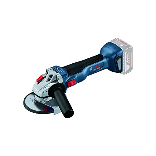 Bosch Professional 18V System GWS 18V-10 - Amoladora angular a batería (18V, disco Ø 115 mm, 9000 rpm, sin batería, en caja)