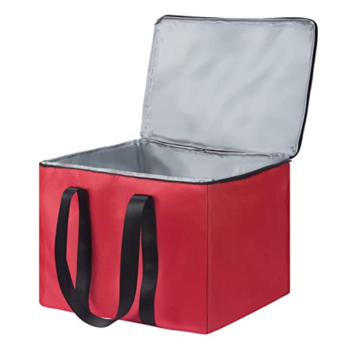 Bolsa Nevera Grande Plegable, Bolsa Térmica para la Comprade 38 litros, Bolsa Nevera Aislante, Capacidad para 20 kg, Bolsa Aislante, Bolsa de la Compra, Bolsa de Picnic