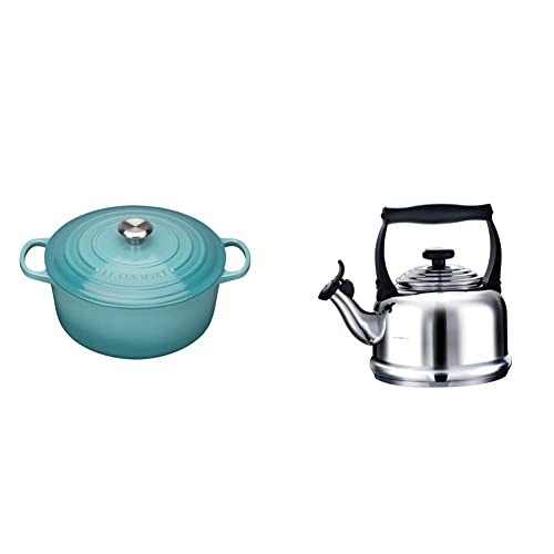 Le Creuset Cocotte Evolution de hierro fundido con tapa + Tetera