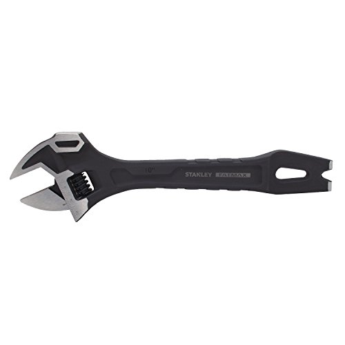 STANLEY FATMAX FMHT0-75081 - Llave ajustable FatMax demolición 4 en 1, 250mm, Color Negro,